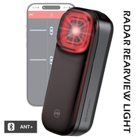 Feu arrière de vélo intelligent Briviga avec radar 90LM, détection 140M, haut-parleur ANT, clignotant, capteur de freinage, certifié CE ROHS