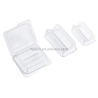 Boîte d'emballage en plastique PET transparent sur mesure avec taille et forme personnalisées pour l'électronique et les cosmétiques