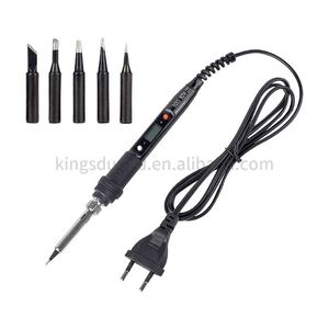 110V 220V 80W LCD Soldering iron kit adjustable temperature solder weldinools <strong>Ceic</strong> heater solderinips 15kind copper tip - Product Image 3