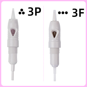 Agujas de Cartucho Desechables para PMU, Puntas de Aguja de Acero Inoxidable para Tatuajes de Cejas y Labios, Maquillaje Permanente, Uso Profesional en Estudio - Product Image 6