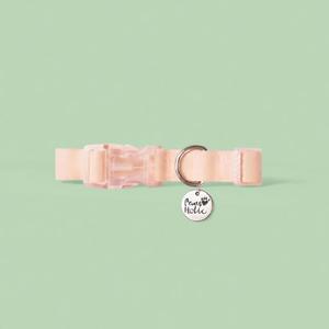 Collier pour chien de taille L, moderne, élégant, en PVC enduit, réglable, de style simple, personnalisé, imperméable et durable - Product Image 1