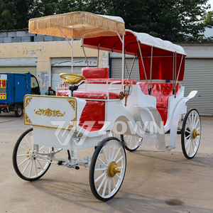 Carroza Eléctrica Vintage de 4 Ruedas para Turismo, Funciona con Batería, Ideal para Atracciones Turísticas y Bodas, Venta al Por Mayor de Fábrica - Product Image 4