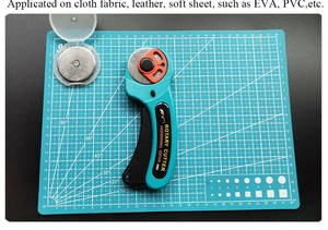Cortador Rotatorio al por Mayor R45mm, Rodillo para Patchwork, Herramientas de Corte Fácil para Tela, Cuero, Papel, Boletos, Láminas Blandas, Manualidades DIY - Product Image 2