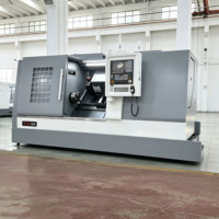 Tour CNC à banc incliné TCK56, centre de tournage horizontal automatique, machine-outil CNC pour le traitement des métaux