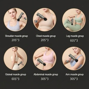 Pistola de Masaje Muscular Fascial Recargable al por Mayor, Máquina Masajeadora Vibratoria Portátil, Mini Pistola de Masaje - Product Image 4
