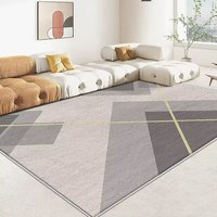 Tapis en polyester à motif géométrique, tapis antidérapant pour la décoration intérieure