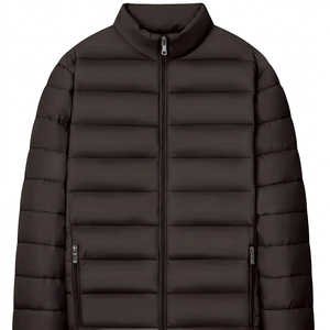 Custom Unisex Puffer <b>Jacket</b> Winter Warm Quilted Padded <b>Zip</b>-<b>Up</b> <b>Jacket</b> Casual Outdoor Coat Regular Fit Wholesale Puffer <b>jacket</b> - Product Image 4