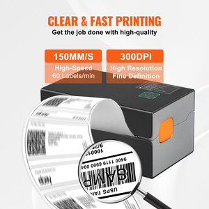 HD(200DPI) <strong>Thermal</strong> <strong>Label</strong> <strong>Printer</strong> Shipping <strong>Label</strong> <strong>Printer</strong> with Auto <strong>Label</strong> Recognition Support Windows/ MacOS/ Linux/ Chromebook - Product Image 6