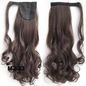 Extensiones de Cabello Humano Ondulado Natural Body Wave, Cola de Caballo Virgen Remy de Doble Trama con Cordón, Aspecto Ondulado y Voluminoso sin Costuras - Product Image 4