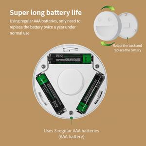 Lámpara de Pared Redonda Magnética con Sensor de Movimiento LED, Regulable, con Batería Seca, para el Hogar, Luz Nocturna Inteligente para Niños, Dormitorio, Pasillo - Product Image 5