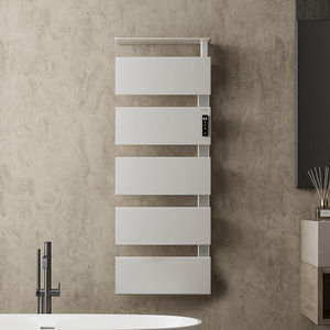 Sèche-serviettes électrique en aluminium avec thermostat, <span class=keywords><strong>radiateur</strong></span> <span class=keywords><strong>mural</strong></span> pour <span class=keywords><strong>salle</strong></span> <span class=keywords><strong>de</strong></span> <span class=keywords><strong>bain</strong></span> - Product Image 5