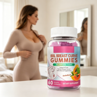 Gummies naturelles à la papaye BBL Soin des seins Soutien raffermissant Courbe corporelle Équilibre hormonal Complément alimentaire Bonbons gélifiés Adulte OEM