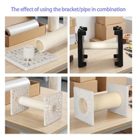 Tube carré en ABS de 3 et 6 pouces, de qualité supérieure, personnalisable, avec couleur sur mesure, vente en gros à faible MOQ