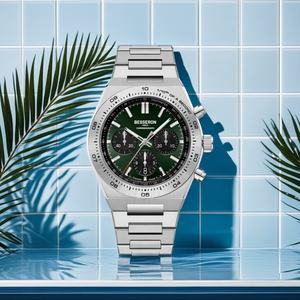 Reloj de Pulsera Cronógrafo de Cuarzo de Lujo de Acero Inoxidable de Diseño Personalizado de Alta Calidad para Hombre, Montre Homme de 42 mm para Negocios y Moda - Product Image 5