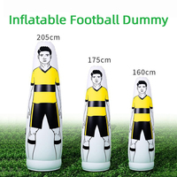 Mannequin d'entraînement de football gonflable en PVC de haute qualité pour l'attaque et la défense