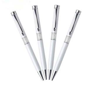 Stylo bille métallique personnalisé SD-3154 de 1,0 mm avec encre noire/bleue, design original, vente chaude, directement de l'usine, idéal pour un cadeau de Noël - Product Image 1