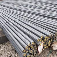 Barre en acier filetée résistante sismique HRB400/500/600, diamètre 16-25mm, barre en acier filetée pour le béton de construction