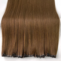 Haiyihair Meilleures ventes Cheveux humains double tirage Couleur foncée Genius Weft # Prix d'usine pour femmes