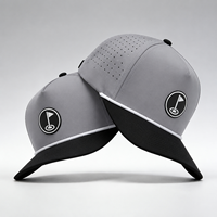 Gorra de Golf Personalizada con Visera Magnética, Soporte para Tees, Cuerda Trenzada Perforada, Parche de PVC Impermeable con Logotipo, Cierre a Presión Deportivo
