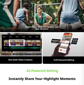 Sistema de Cámara Deportiva XbotGo con Seguimiento Automático, 4K UHD, Gran Angular, con IA, para Transmisión de Fútbol y Baloncesto, Envío <span class=keywords><strong>Gratis</strong></span> a EE. UU., UE y Australia - Product Image 4