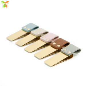 Metall-Stiftclip Stifthalter Bunter PU-Leder Stifthalter mit Metallclip für Notizbücher und Tagebücher - Product Image 3