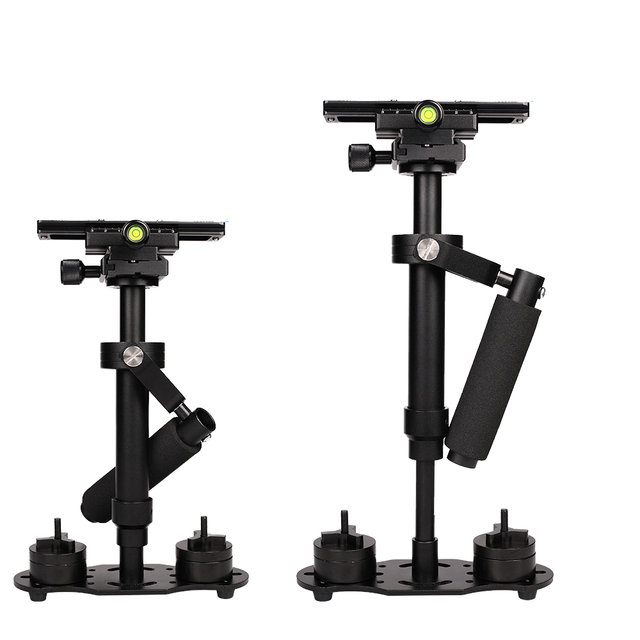 High Quality S40 Professional Adjustable Aluminum Alloy Camera Stand Steadicam Handheld Gyro DSLR Gimbal Stabilizer Wireless