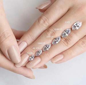 Hot Sale Fine Jewelry Engagement Wedding <strong>Rings</strong> 18k 14k 10k Solid Gold Pear/Marquise Cut <strong>Moissanite</strong> Diamond <strong>Rings</strong> for Women <strong>Men</strong> - Product Image 5