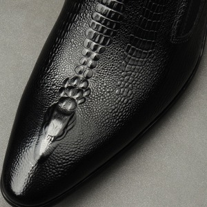 <span class=keywords><strong>Zapatos</strong></span> <span class=keywords><strong>de</strong></span> Vestir <span class=keywords><strong>de</strong></span> Cuero Negro para <span class=keywords><strong>Hombre</strong></span>, Estilo Británico Auténtico, Elegantes, Tendencia 2025, para Bodas y Fiestas - Product Image 6