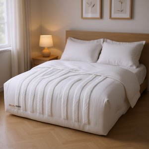 Funda de Edredón Vianney Deco, Tamaño Doble/Queen, Algodón Sólido, Estilo Clásico, Para Todas las Temporadas, Uso Doméstico, Lavable a Máquina, Grado A, Tejido - Product Image 2