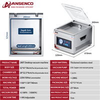 Machine d'emballage alimentaire commerciale automatique à chambre unique sous vide pour viande, volaille et poisson, avec options pour sachets et boîtes