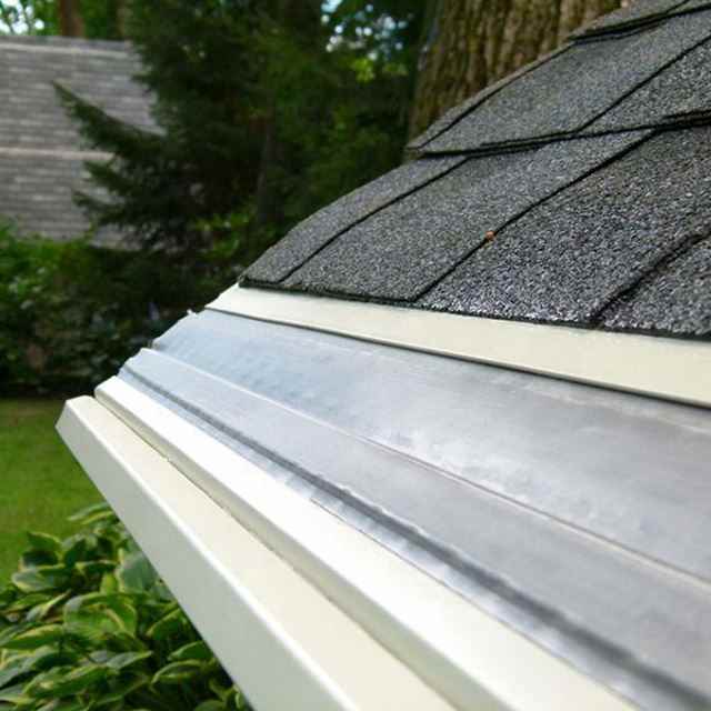 Aluminum Gutters Leaf Guard Cover Metal Roof Aluminum gutter guards
