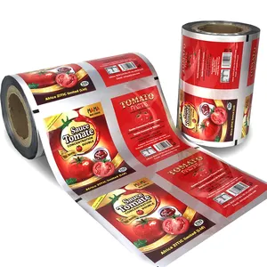 トマトソース包装レトルトポーチ食品用121度高温調理液アルミロールフィルム