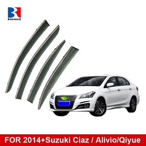 Déflecteurs de vent pour vitres de voiture, pare-soleil et protection contre la pluie, accessoires extérieurs pour SUZUKI CIAZ Alivio 2014 Toyota Belta - Product Image 2