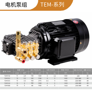 Bomba de Agua a Alta Presión Haojiang, 3 HP, 3500 W, 230 V, Presión Ajustable, Bomba de Pistón para Lavado de Autos Comercial - Product Image 5