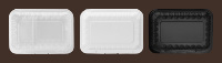 Boîte à repas en plastique à emporter sans BPA, étanche, 500 ml, jetable, en PP, de qualité alimentaire, marque Tiya, forme rectangulaire