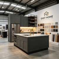 Unité de cuisine préfabriquée compacte pour studio, à assembler soi-même