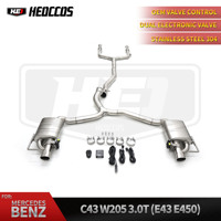Sistema de Escape Catback de Acero Inoxidable a Precio de Fábrica para Mercedes-AMG C43 W205 3.0T E43 E450