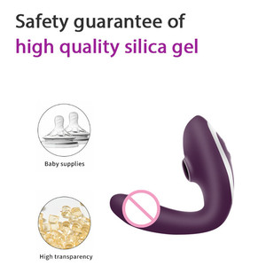 Vibrateur pour femmes à succion vaginale, 10 fréquences, clitoridien, oral, masturbation, différentes vitesses, étanche IPX7, non lubrifié - Product Image 4