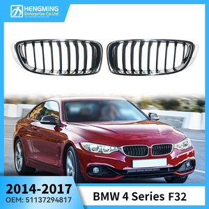 Rejilla delantera 51137294817 para <span class=keywords><strong>BMW</strong></span> <span class=keywords><strong>4</strong></span> Series F32 2014-2017 Año Modelo Auto Body Parts Parachoques delantero Rejilla delantera Color negro plateado - Product Image 2