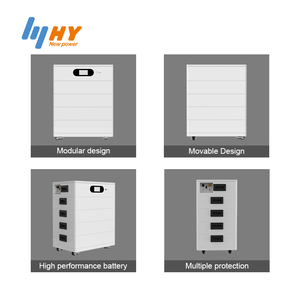 Stackable Modular <b>48v</b> 100ah 200ah 300ah 400ah 500ah Solar <b>Battery</b> Residential Household Power Energy Storage LFP <b>Battery</b> - Product Image 1