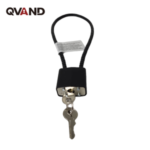 <strong>For</strong> Steel Cable Hand Gun Trigger Luggage <strong>Tool</strong> <strong>Box</strong> <strong>Lock</strong> Black/Red - Product Image 3