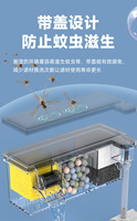 Filtre d'aquarium cascade, petite pompe à eau externe silencieuse, purificateur pour aquarium de poissons et de tortues