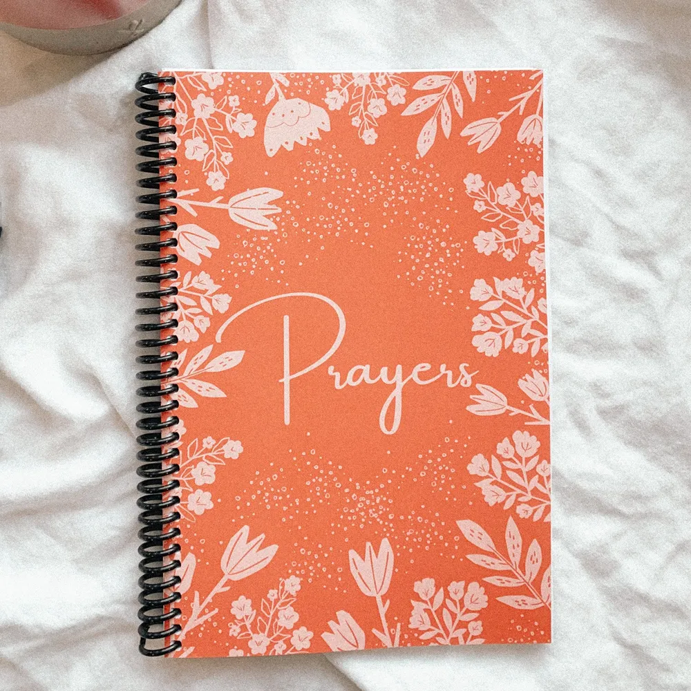 Sesuaikan kutipan inspiratif Alkitab afirmasi keagamaan Terima kasih sublimasi perencana Notebook jurnal doa