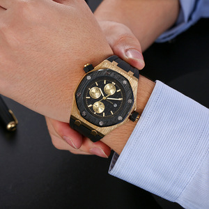 Nouvelle Montre <span class=keywords><strong>Homme</strong></span> BESTWIN 968 Design Tendance Luxe Bracelet Silicone Lumière Nocturne Date Étanche Quartz 2026 - Product Image 2