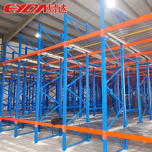 Sistema de Estanterías Metálicas de 5 Niveles con Rodillos FIFO de Flujo por Gravedad para Almacenamiento en Almacenes de Fábrica - Product Image 4