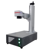 Machine de marquage laser à fibre de bureau Raytu (avec dispositif rotatif, CNC 3D et refroidissement par air) Gravure haute précision