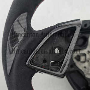 Volante de Fibra de Carbono y Cuero Perforado para Chevrolet Camaro, Nuevo Producto al por Mayor - Product Image 3