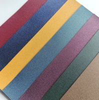 Papier PVC mat perlé enduit, personnalisable, imperméable, écologique et durable pour carnets de luxe, boîtes cadeaux et protège-passeports