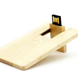 2022 bastoncini usb 8gb del biglietto da visita di memoria flash usb della carta di legno con il logo su ordinazione