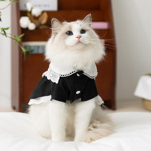 Vestidos de gato, Vestidos Country Maid, Roupas de gato finas e fofas para primavera e verão, Pet Princess Outfits - Product Image 3